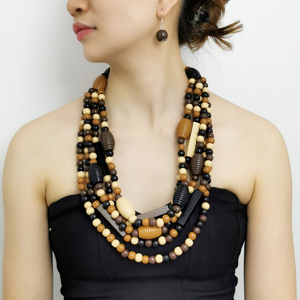 Women's Bohemian Multi-layer Beaded Long Necklace