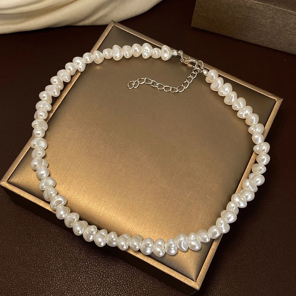 Jewelry New Rendy Irregular Pearl Necklace Temper
