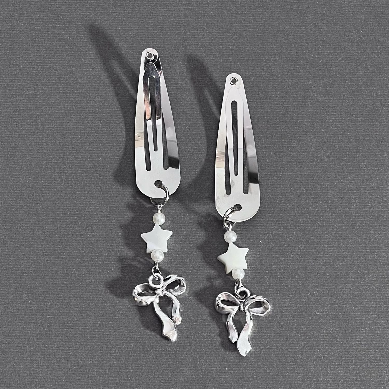 Star Bow Metal Personalized Homemade Side Clip