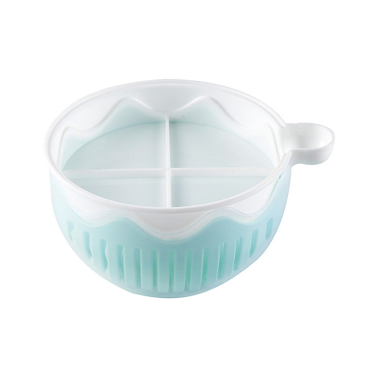 Fruit salad cutting bowl