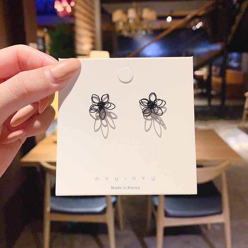 925 Silver Pin Earrings Stall Night Market