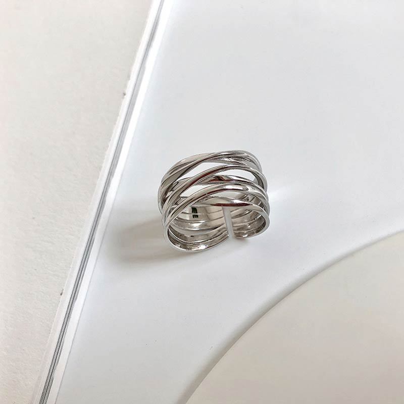 Retro Multi-layer Wrapped Line Ring For Women