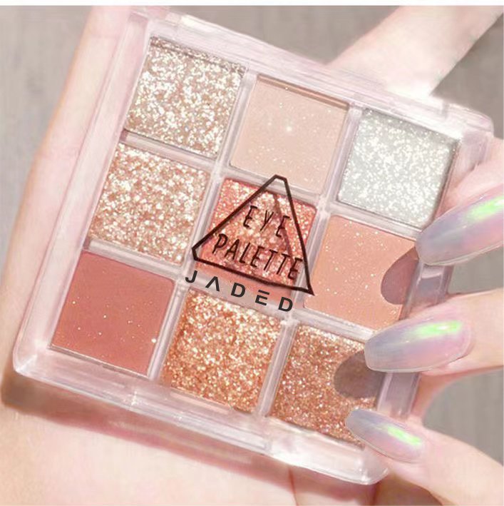 9 Colors Eye Shadow Plate Ins Super Hot Shimmer Matte