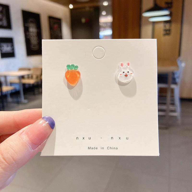 925 Silver Pin Earrings Stall Night Market