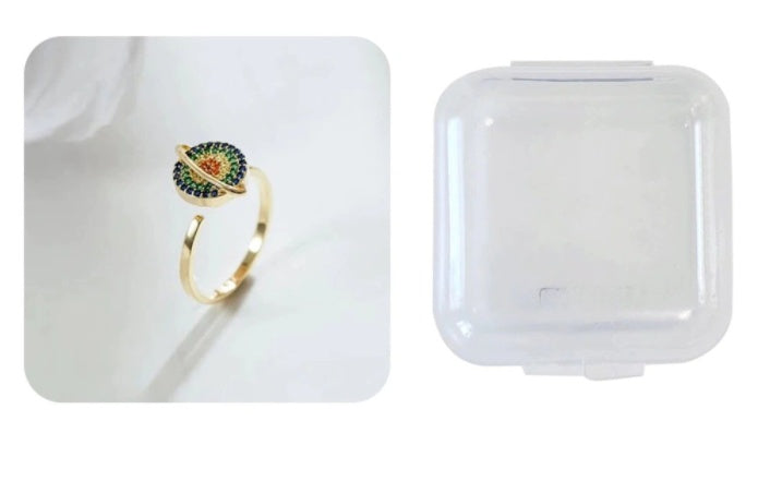 Ring With Transparent Box