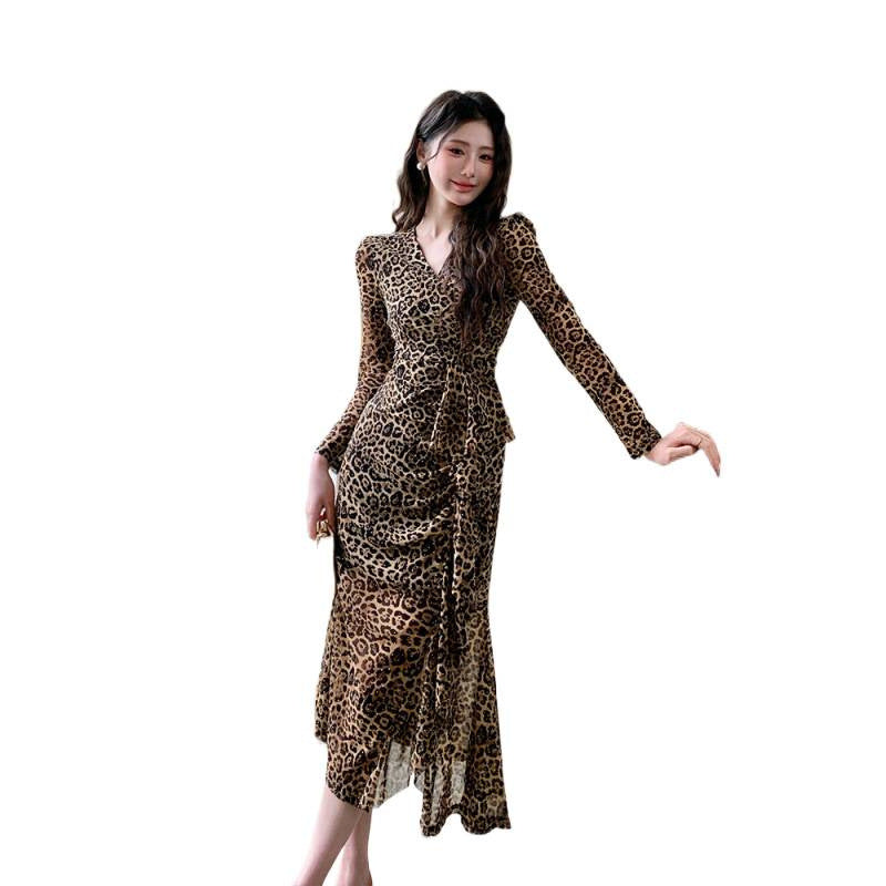 Autumn New Fashion Women's Waist-tie Dress