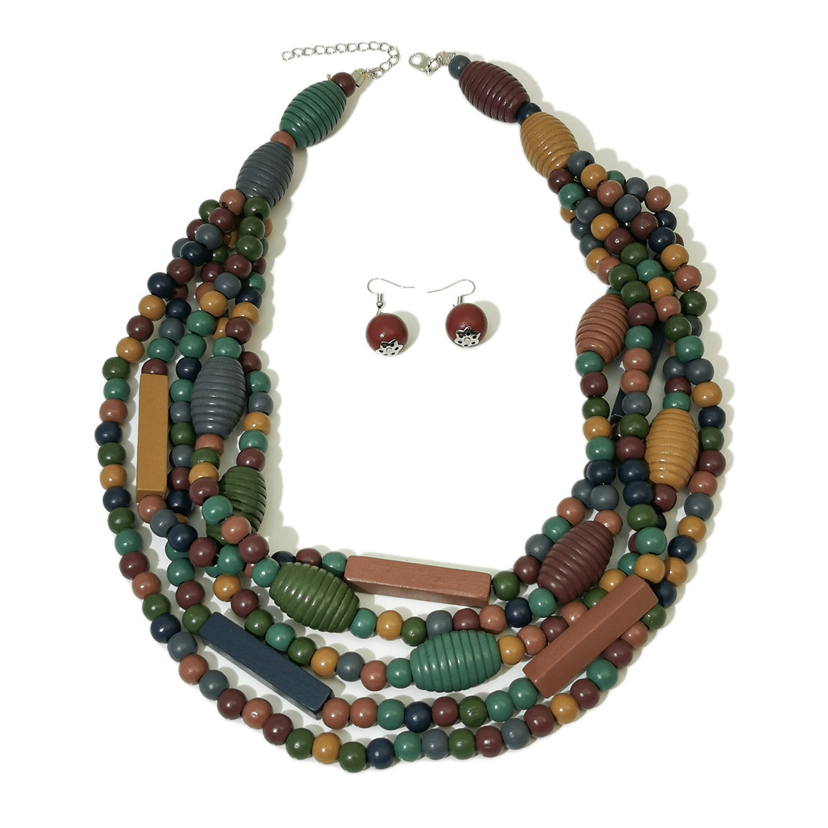 Women's Bohemian Multi-layer Beaded Long Necklace