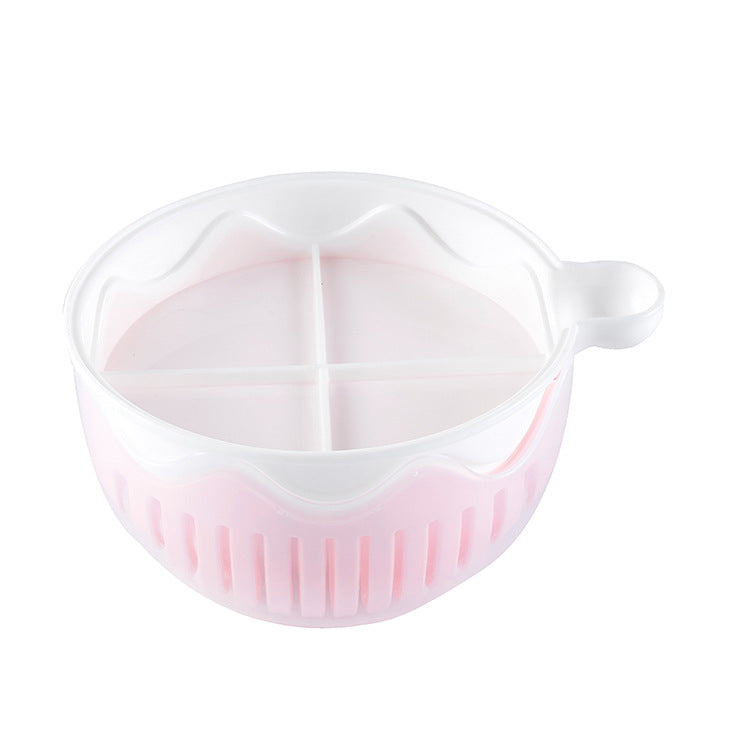 Fruit salad cutting bowl