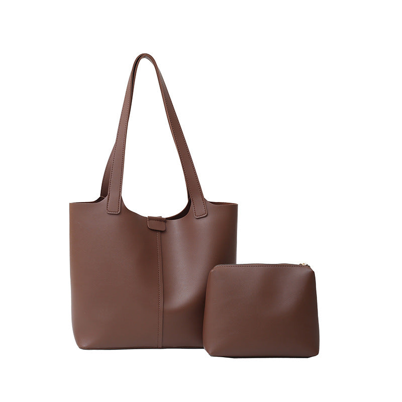 Versatile And Simple Autumn And Winter Shoulder Casual Commuter Tote Bag