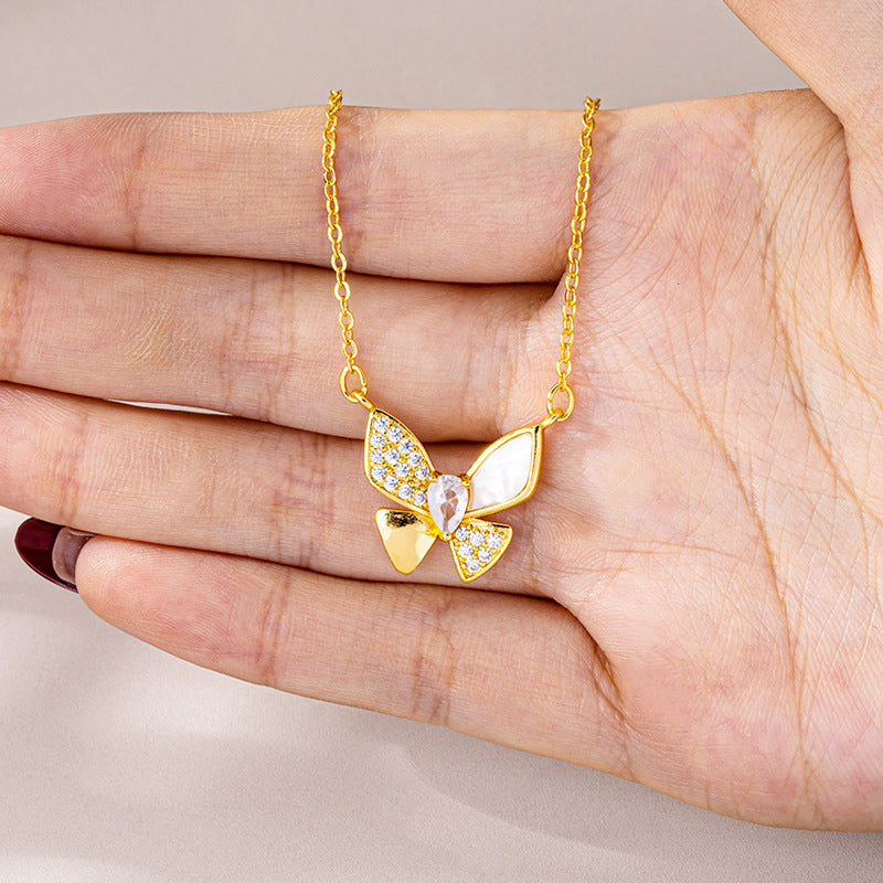 Luxury High-end Butterfly Necklace For Women