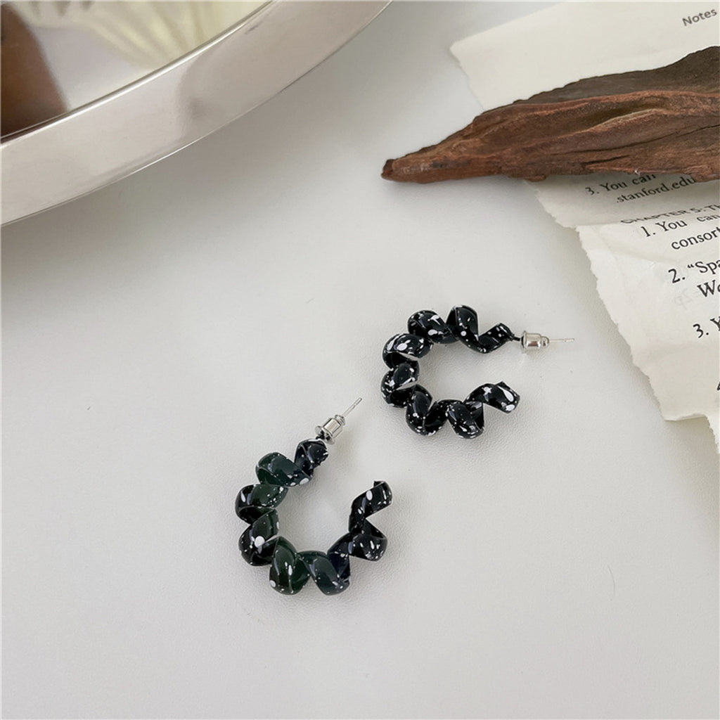 Black&White Earrings-1485