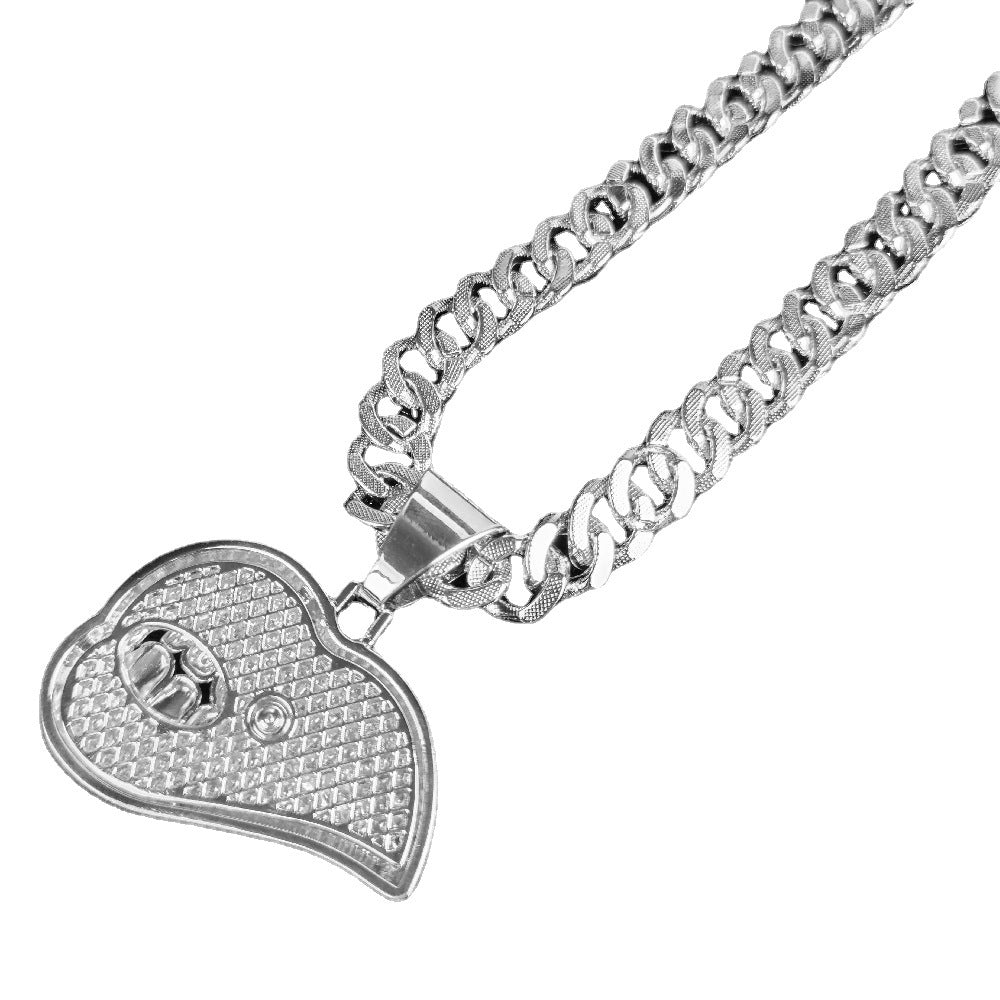 European And American New Bite Lip Teeth Pendant Necklace