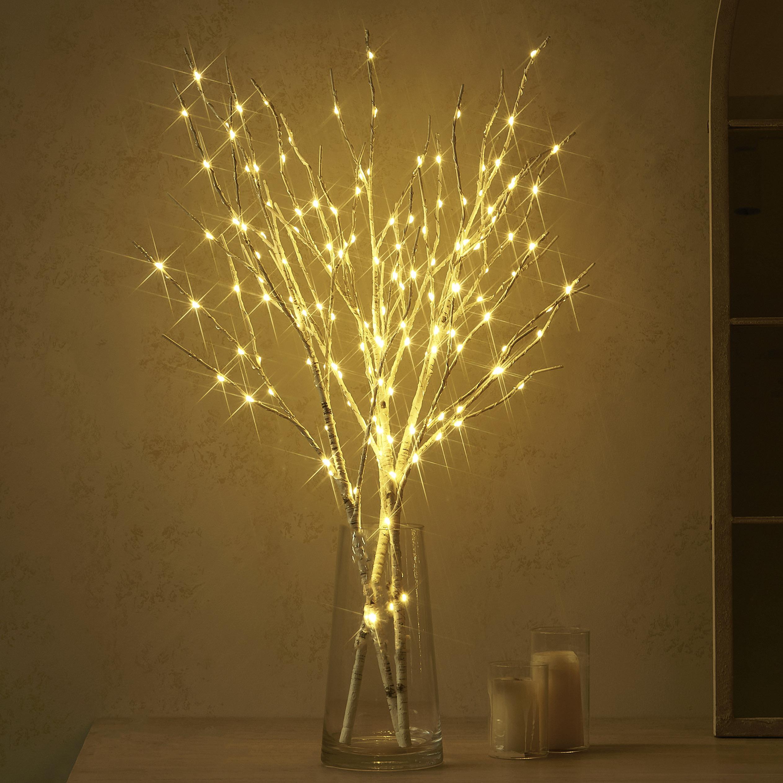 Birch Branch LED Ambient Light - High Aesthetic Appeal, Suitable For Nordic And Trendy Decor, Holiday Decorations, And Cozy Photo Prop Lights For Bedrooms And Living Rooms.