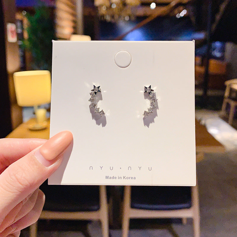 925 Silver Pin Earrings Stall Night Market