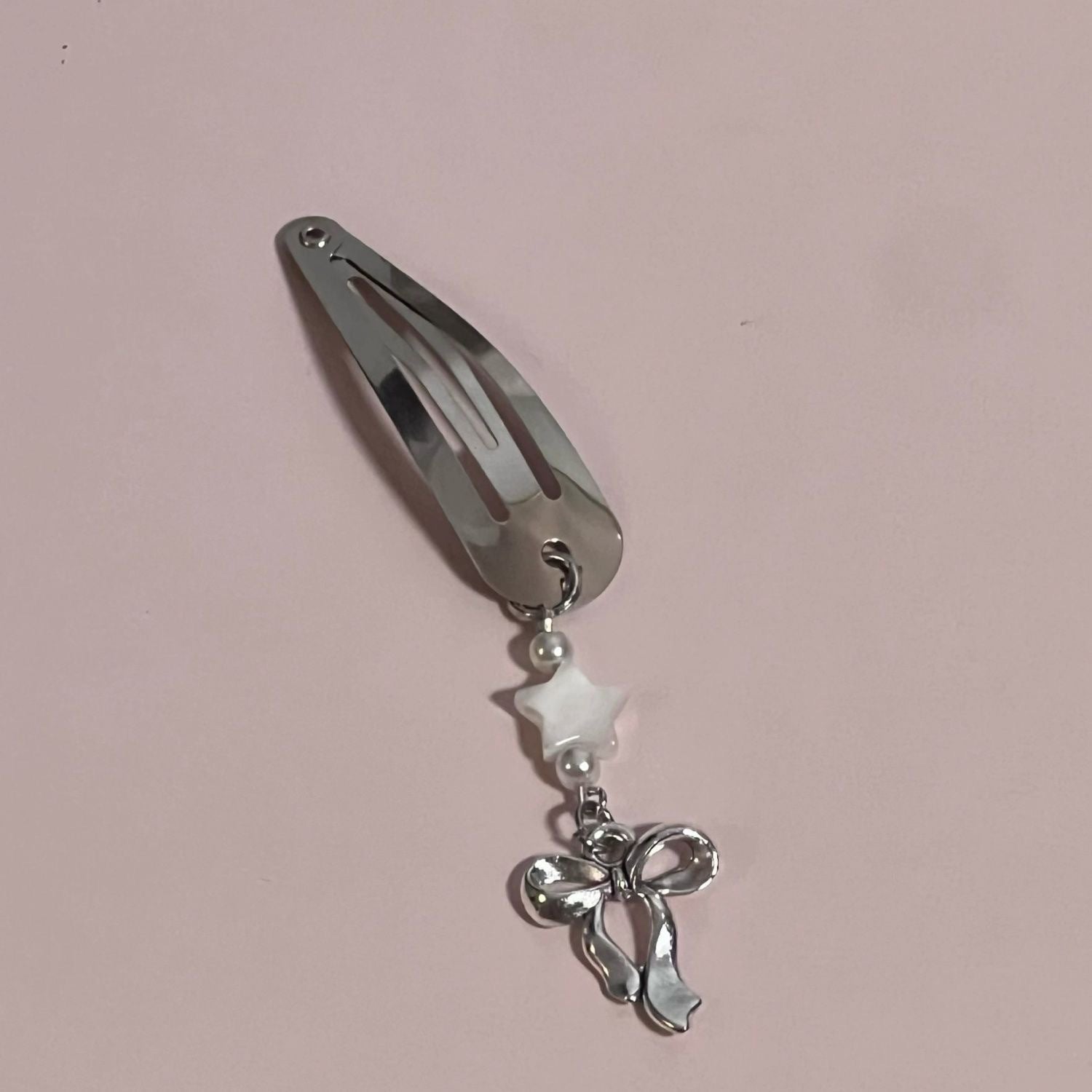 Star Bow Metal Personalized Homemade Side Clip