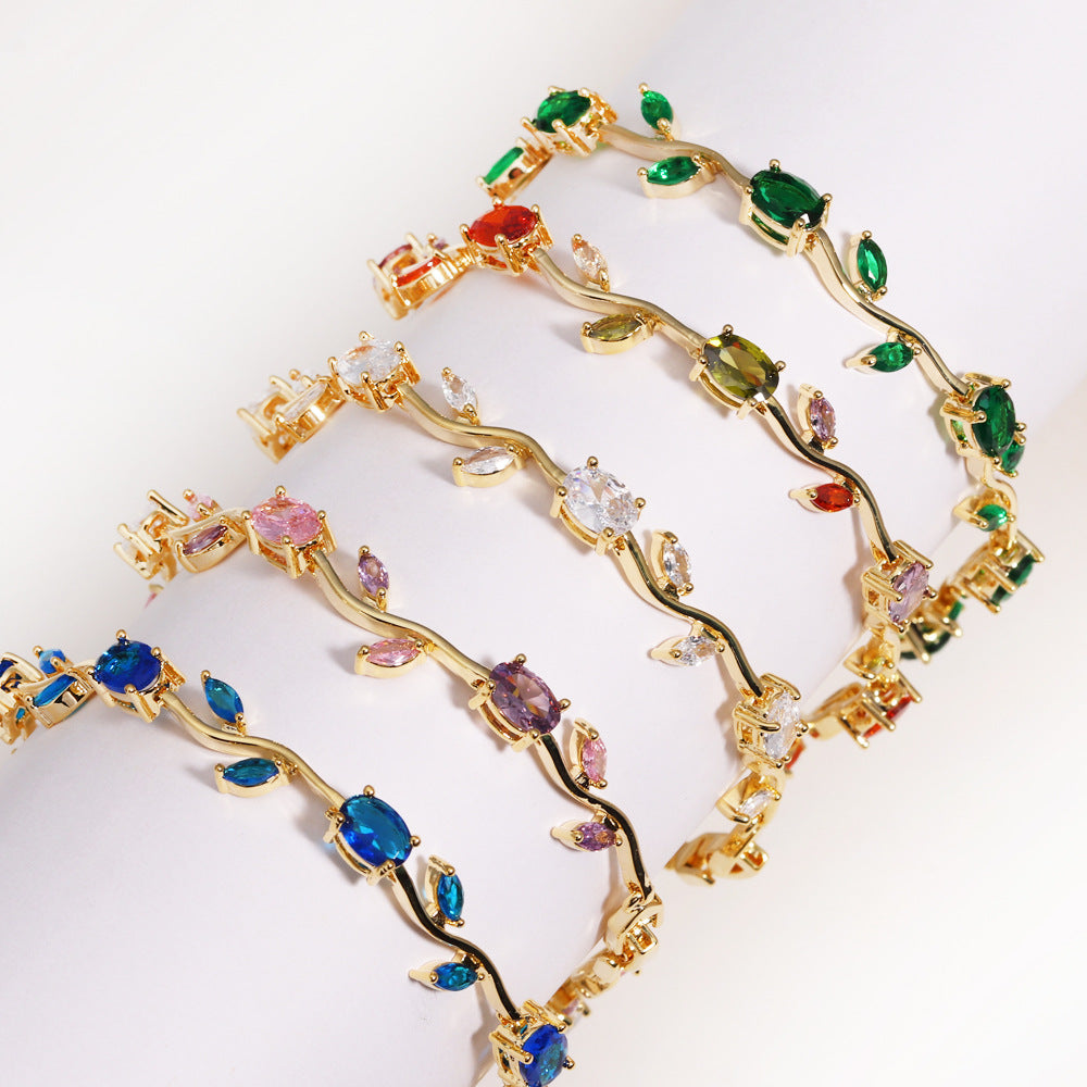 Adjustable Natural Stone Light Luxury Premium Bracelet