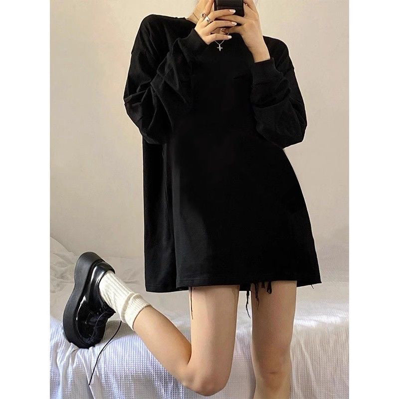 New Loose Niche Long-sleeved Top For Spring And Autumn