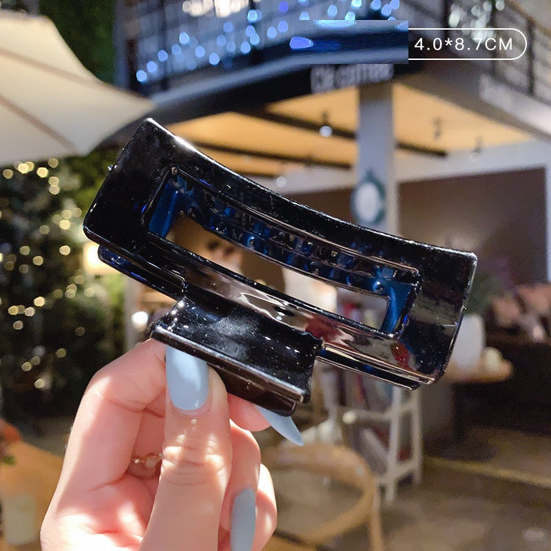 Candy Color Updo Hair Claw Hair Claw Clip Acrylic Large Hairpin Korean Hair Headdress Barrettes Female Back Head Hair Claw Hair Accessories