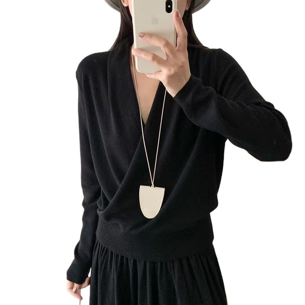 Women's Design Sense Simple Temperament Top Fashion