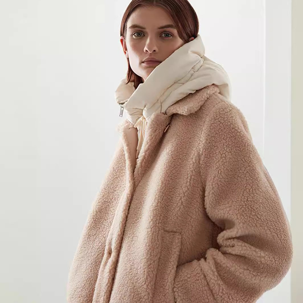 Women's Versatile Hooded False Collar Vest