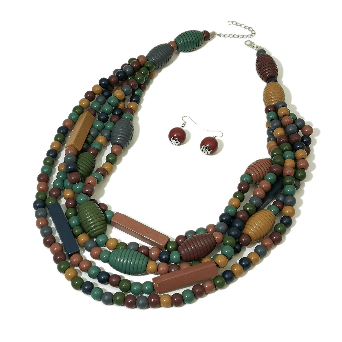 Women's Bohemian Multi-layer Beaded Long Necklace