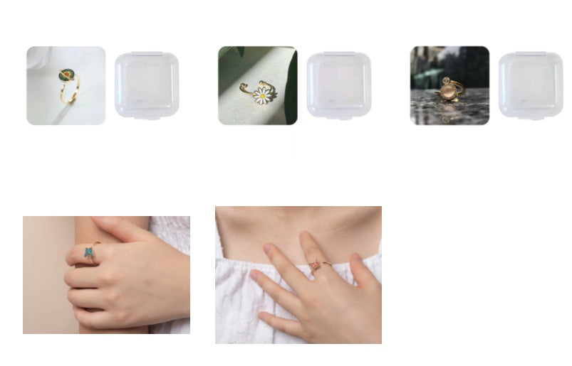 Ring With Transparent Box