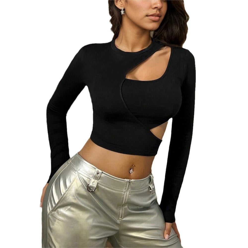 Women's Fashion Trend T-shirt Personalized Street Slim-fit Short Crop Top